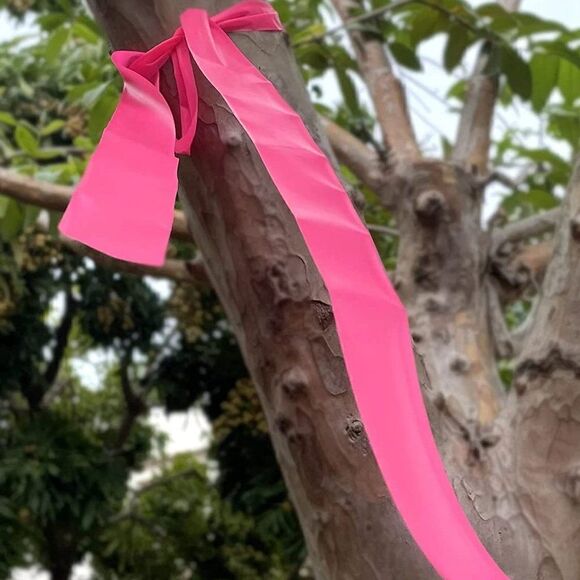 8 Pack Flagging Tape Non-Adhesive Plastic Ribbon Neon Marking Tape 1.2" x 1200 - Picture 3 of 11